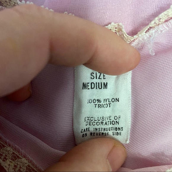 Vintage Movie Star Inc pink baby doll lingerie - Picture 7 of 8